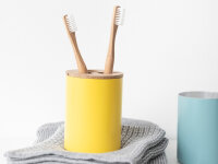 Upcycling toothbrush holder FIRE