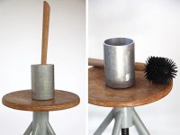 Upcycling fire extinguisher toilet brush FIRE